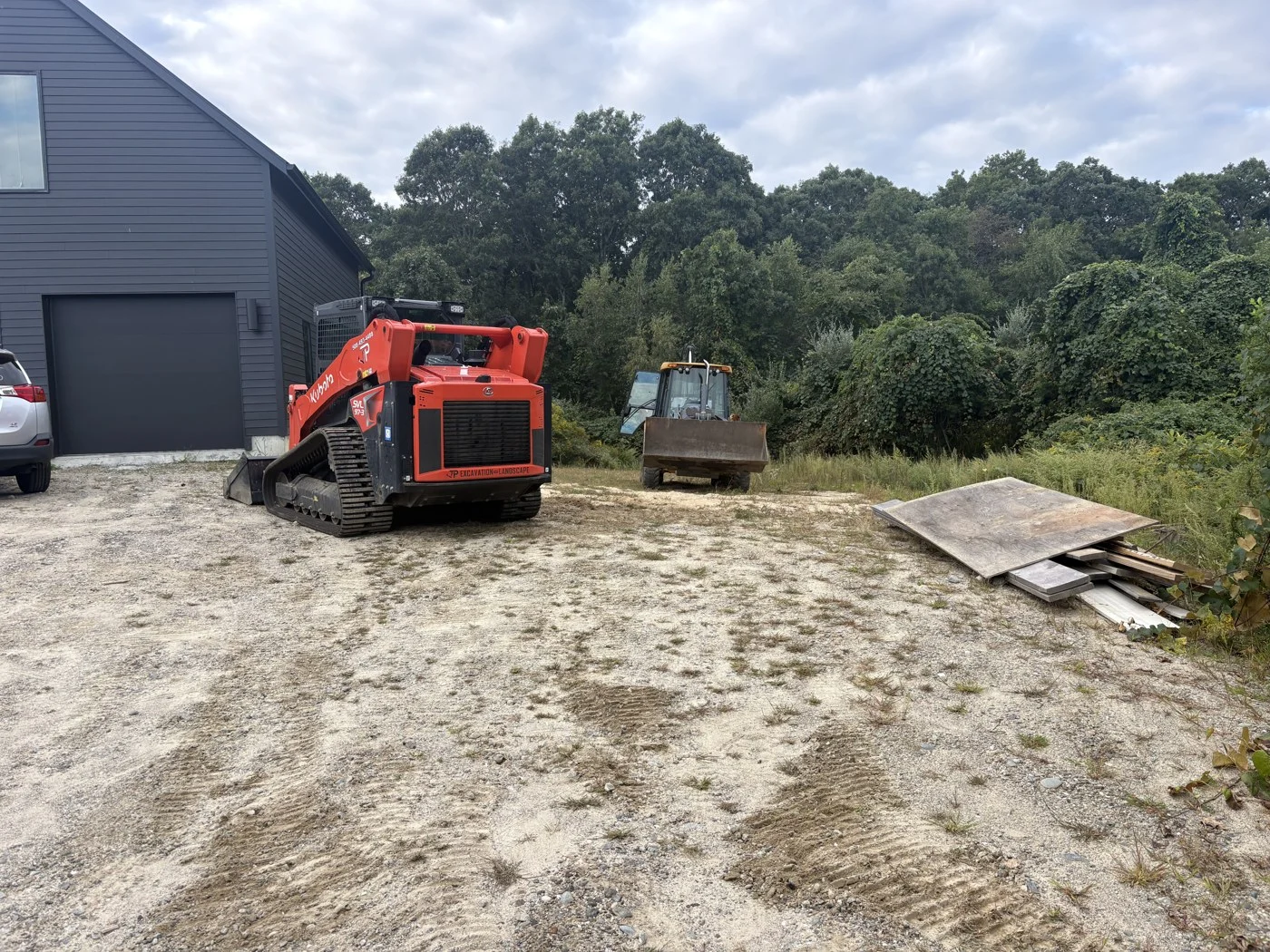 Residential ground before final grading